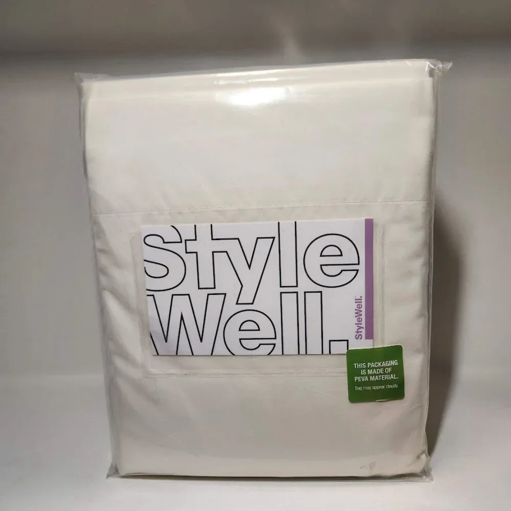 NEW Full Size Soft Microfiber 4 Piece Sheet Set Sheets Pillowcases Ivory Cream